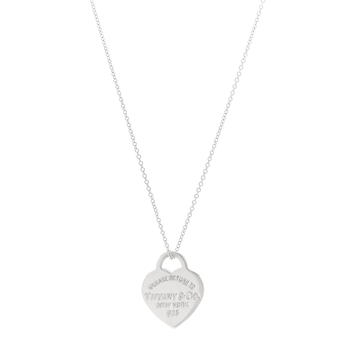 Sterling Silver Small Return To Tiffany Heart Pendant Necklace