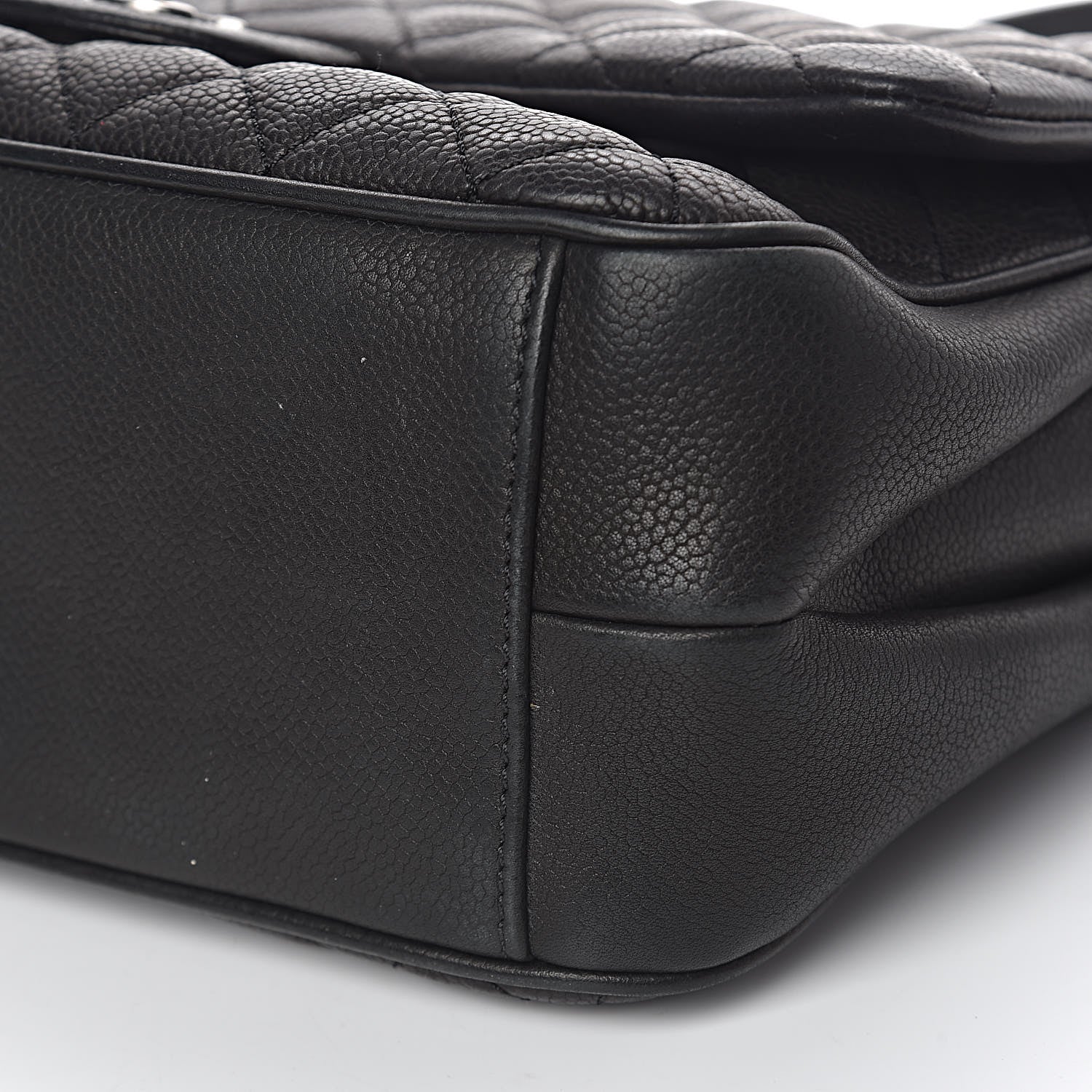 Chanel Caviar Quilted Medium Rock In Rome Single Flap Black 13 of 14