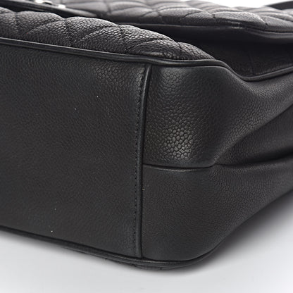 Chanel Caviar Quilted Medium Rock In Rome Single Flap Black 13 of 14