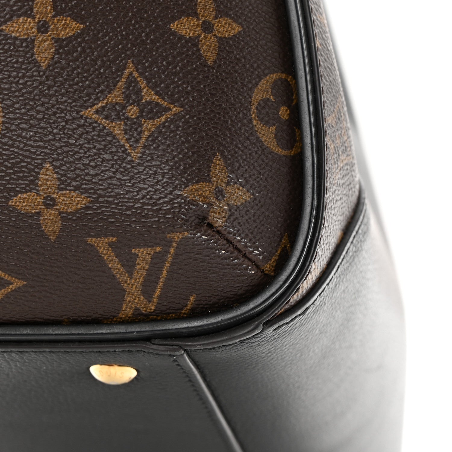 Louis Vuitton Calfskin Monogram Kimono Tote Black 22 of 24