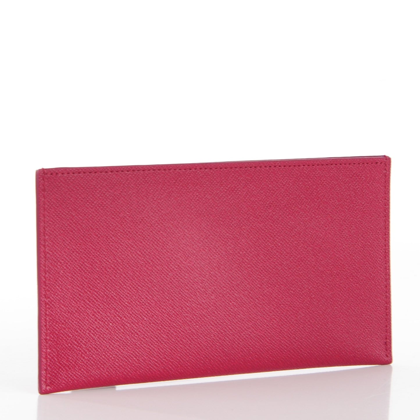 Calfskin Felicie Card Holder Insert Fuchsia