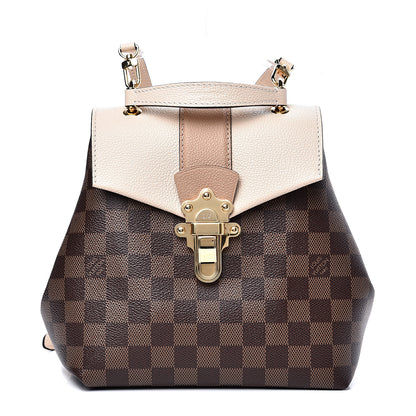 Louis Vuitton Damier Ebene Clapton Backpack Creme 1 of 8