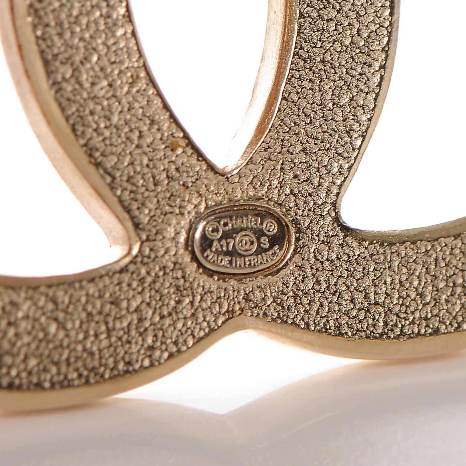 Chanel Crystal CC Single Clip On Earring Gold 4 of 4