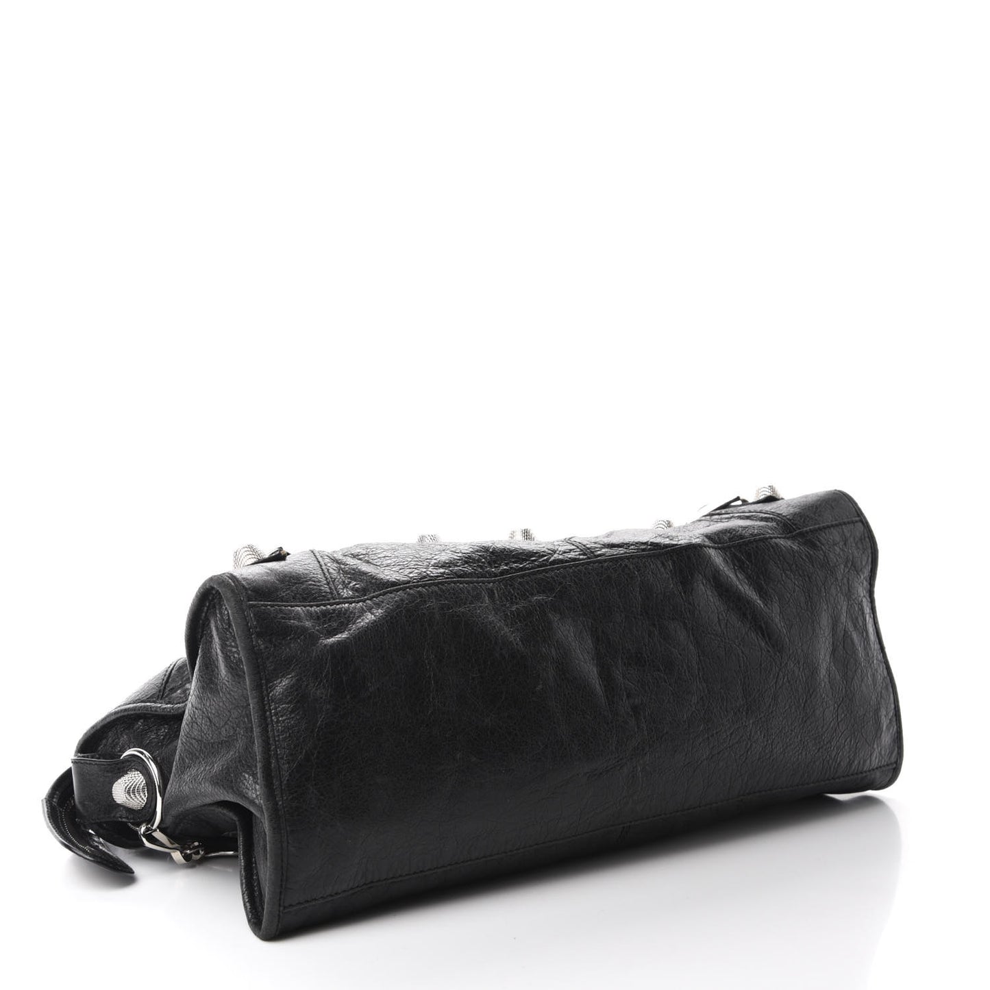 Agneau Giant 21 Silver Hardware Part Time Black