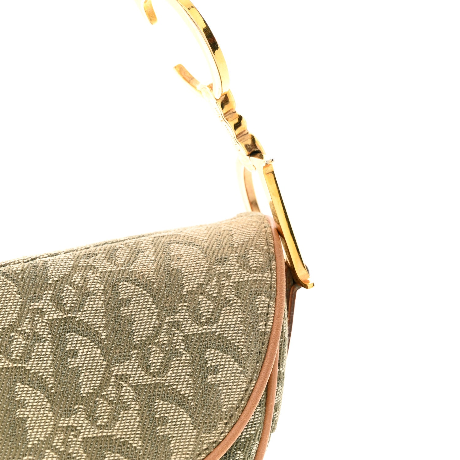 Christian Dior Monogram Saddle Bag Green 12 of 12