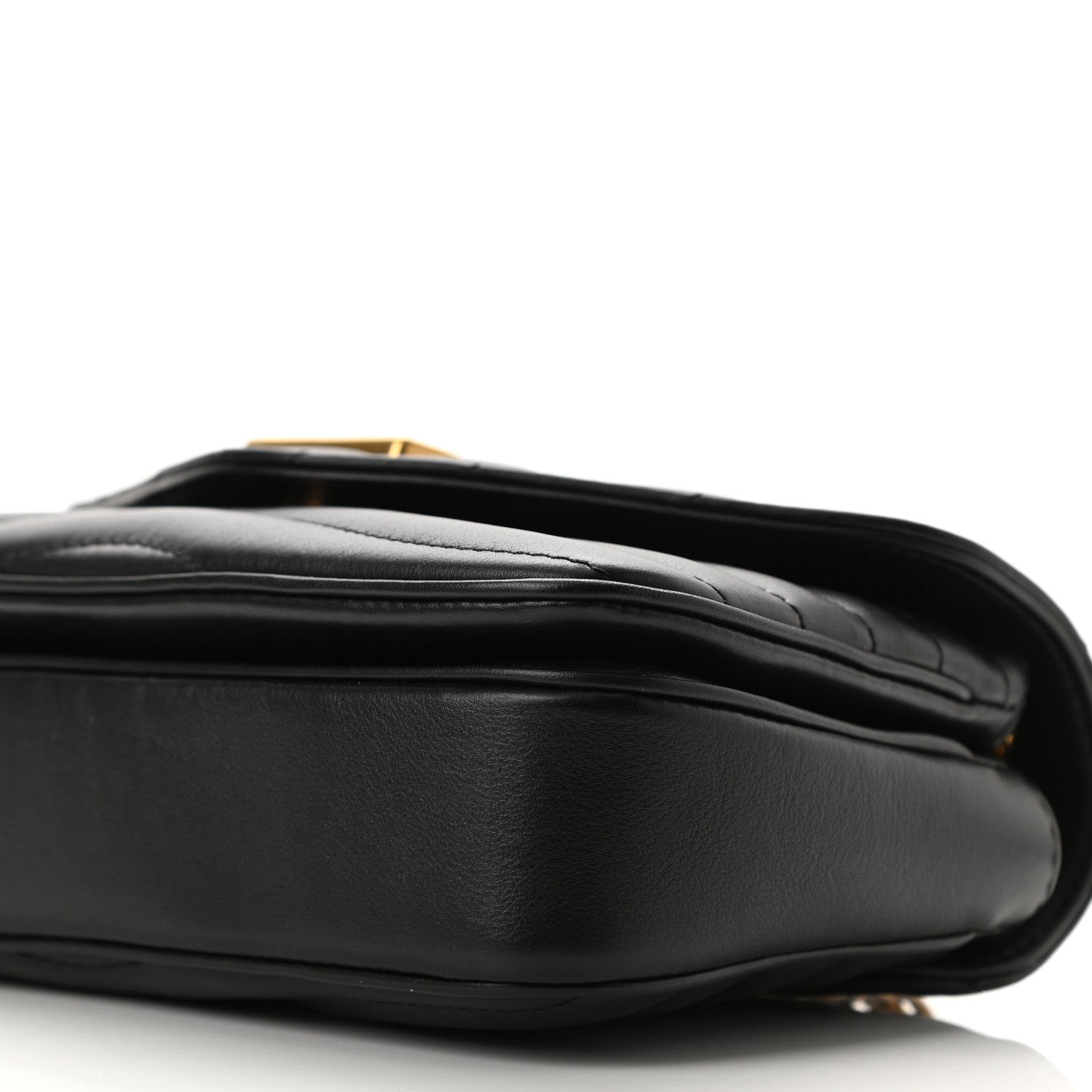 Louis Vuitton Calfskin LV New Wave Chain Bag Black 9 of 10