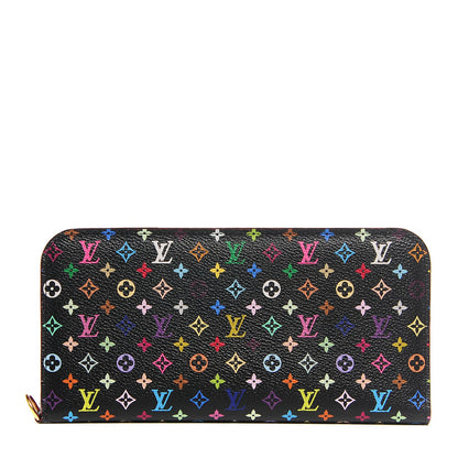 Louis Vuitton Monogram Multicolor Insolite Wallet Black Grenade 1 of 7