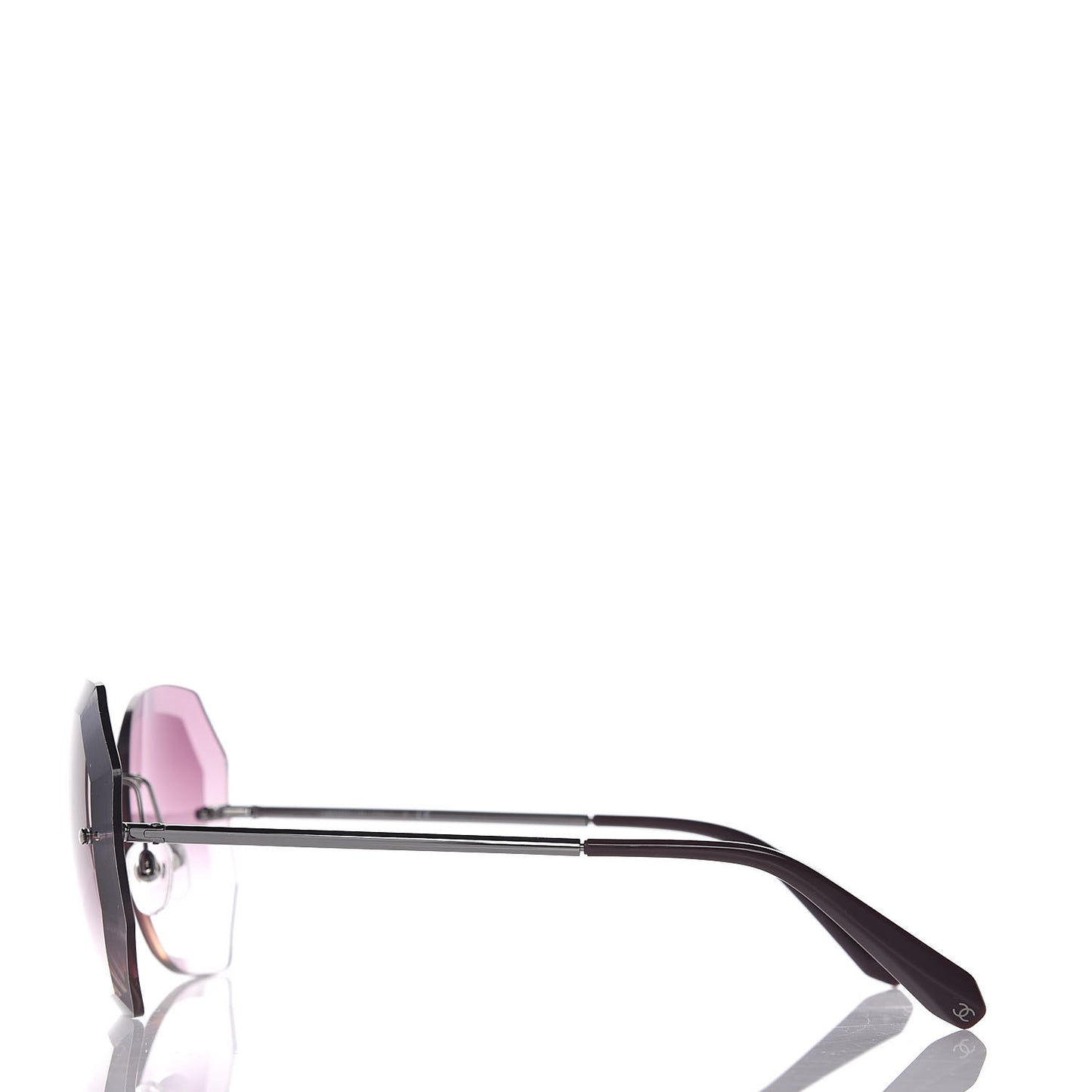 Metal Spring Round Sunglasses 4220 Pink
