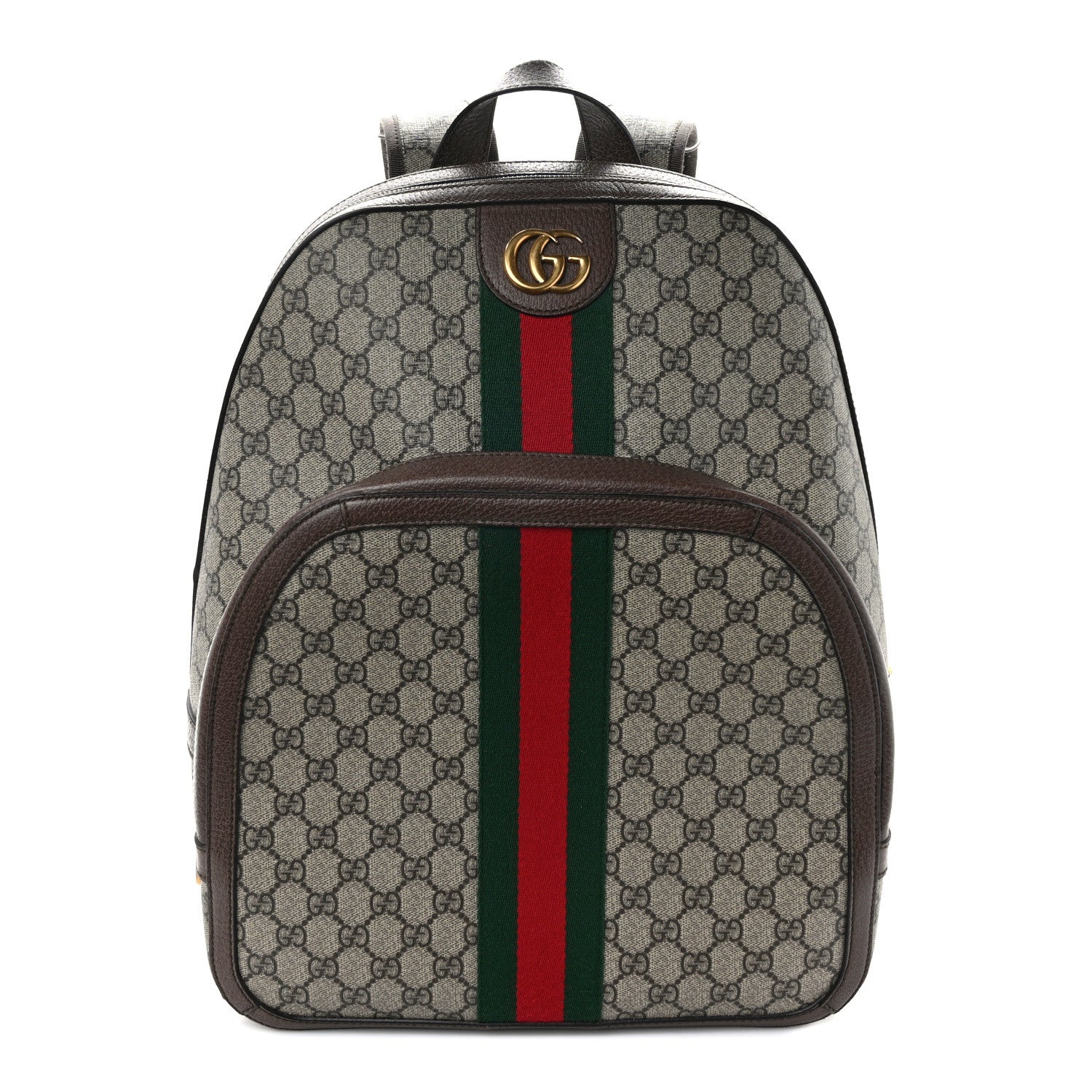 Gucci GG Supreme Monogram Medium Ophidia Day Backpack Brown 1 of 11