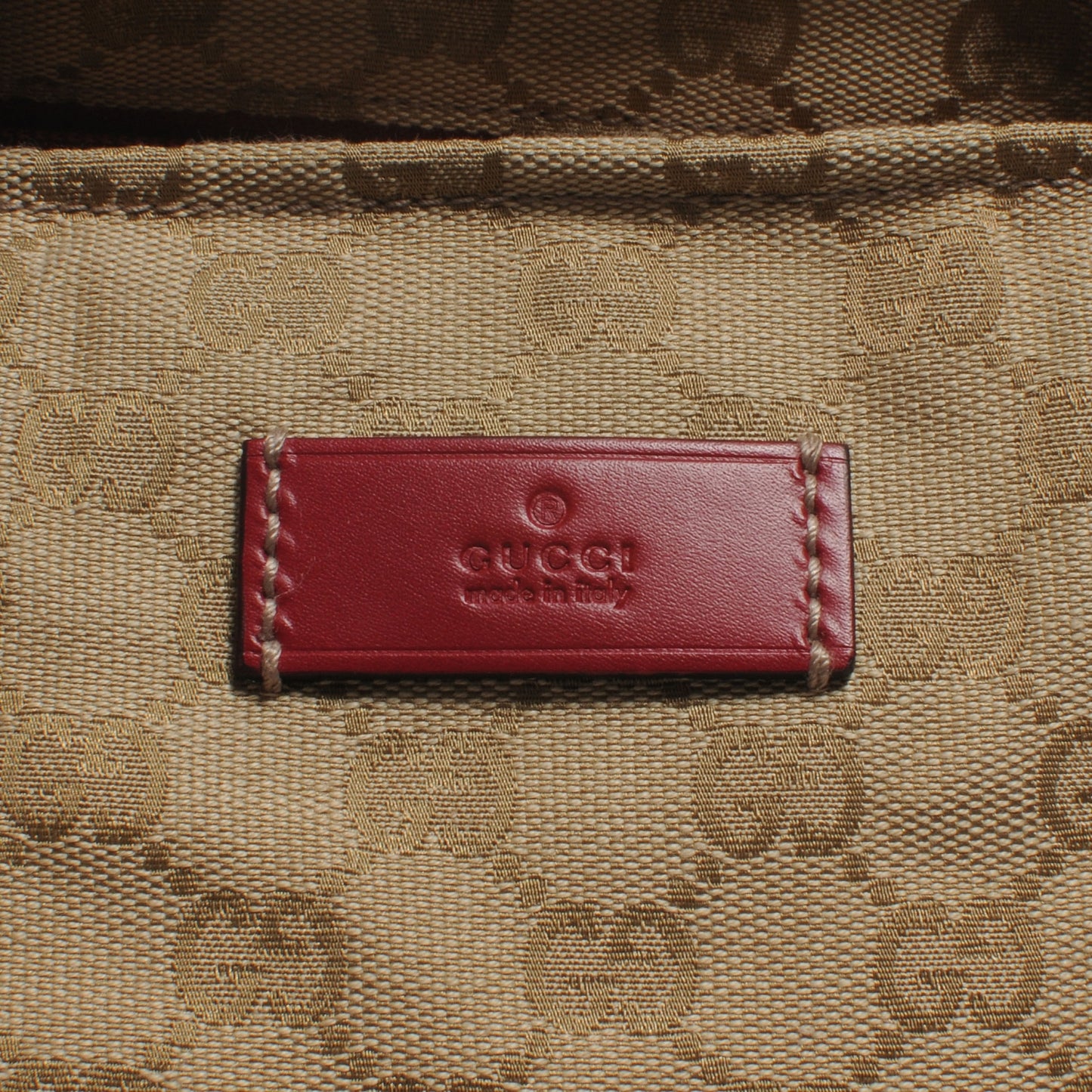 GG Monogram Large Web Handle Bucket Tote