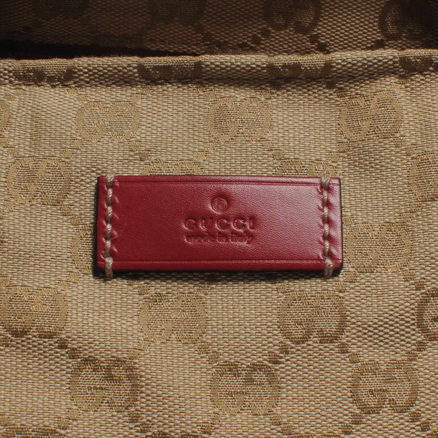 Gucci GG Monogram Large Web Handle Bucket Tote 5 of 8