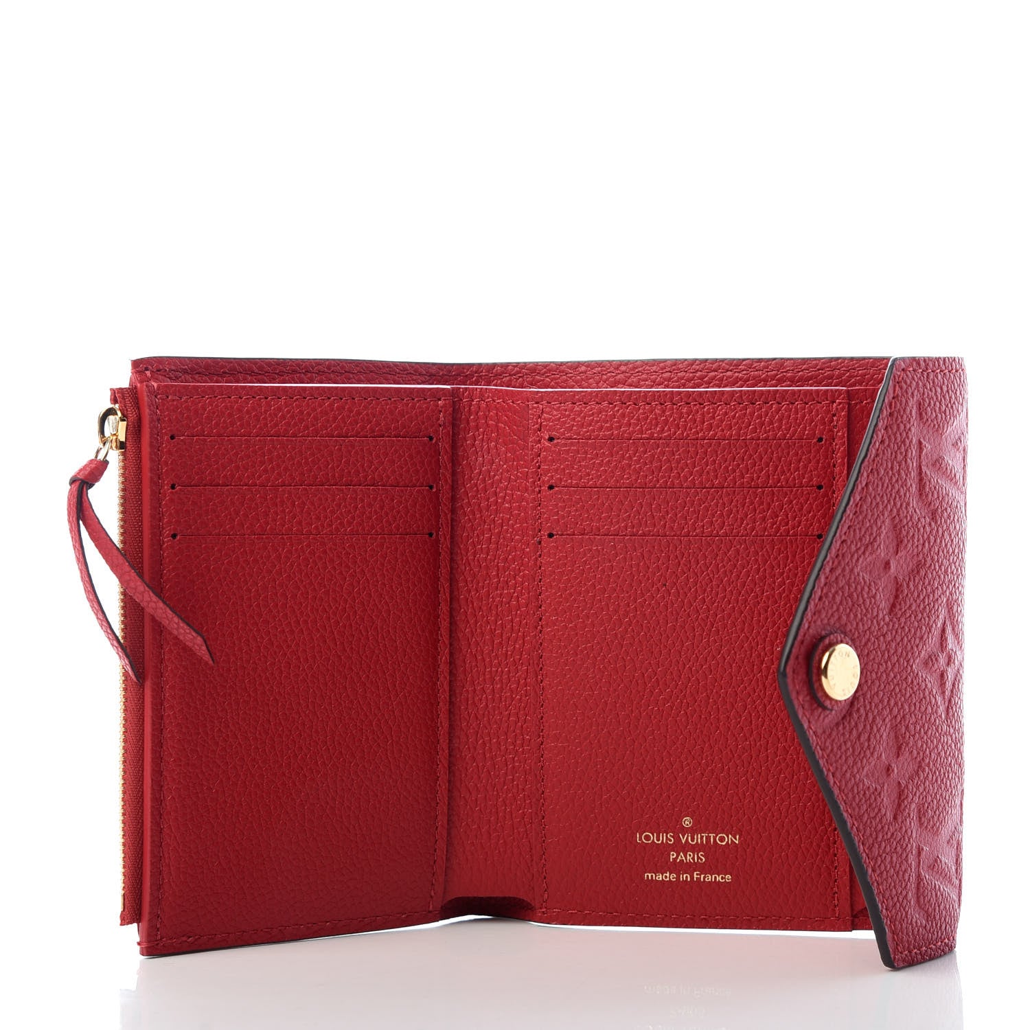 Louis Vuitton Empreinte Victorine Wallet Scarlet 5 of 6