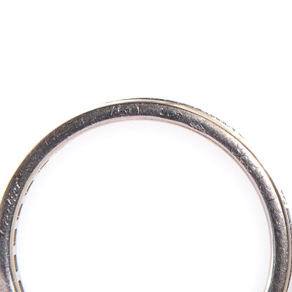 Cartier 18k White Gold Diamond Trinity Rolling Ring 49 5 5 of 7