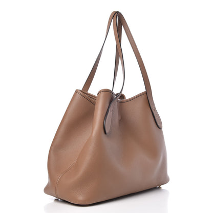 Burberry Grainy Calfskin Medium Honeybrook Tote Dark Sand 4 of 10