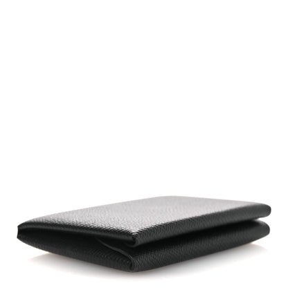 Hermes Epsom Calvi Duo Card Case Black 4 of 8