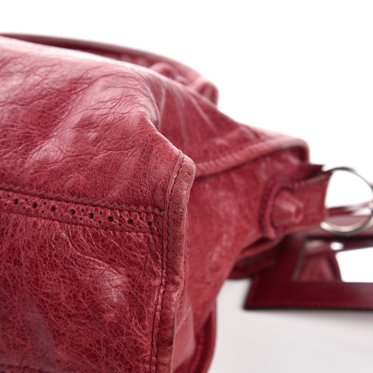 Agneau Giant Brogues Hardware City Pourpre
