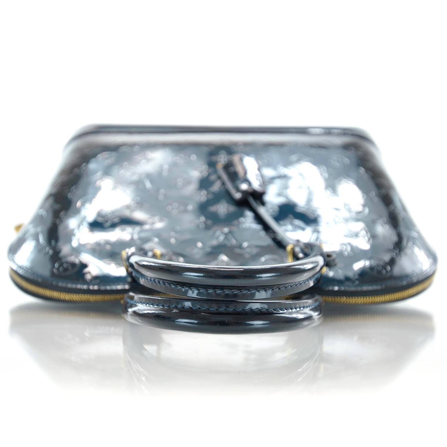 Louis Vuitton Vernis Alma MM Blue Nuit 5 of 9