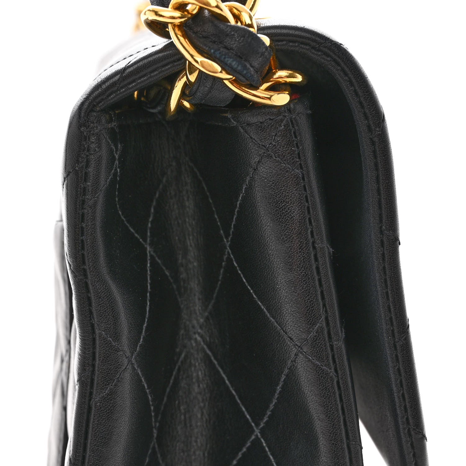 Bun様 27cm Chanel Lambskin Quilted XL Jumbo Single Flap Black 1280846