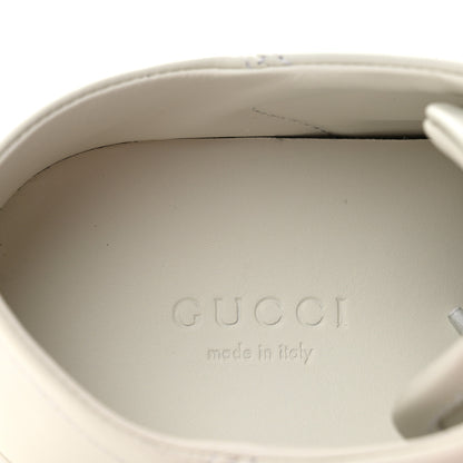 Gucci Calfskin Bee Star Embroidered Sylvie Web Ace Sneakers 35 White 8 of 9