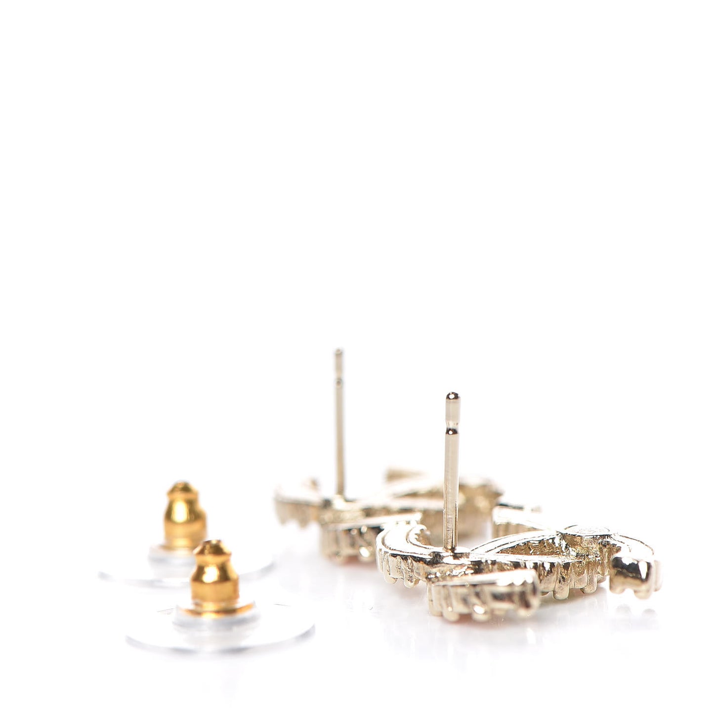 Crystal Over The Rainbow CC Earrings Gold Multicolor