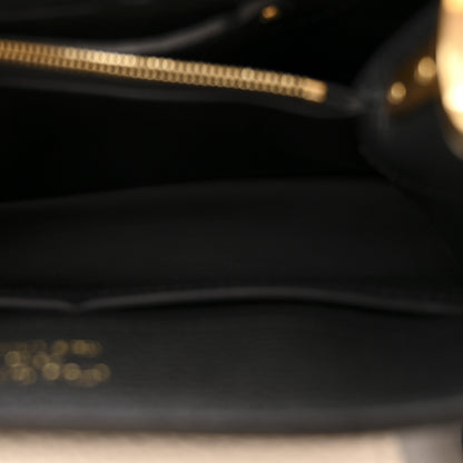 Louis Vuitton Taurillon Flower Chain Capucines MM  Black Galet Gray Pearly Cream 6 of 10