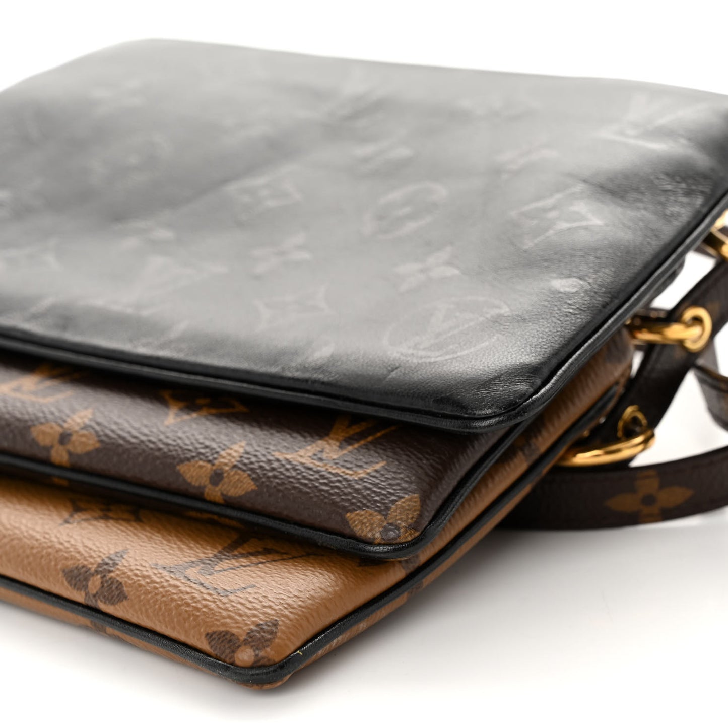 Reverse Monogram Lambskin LV3 Pouch