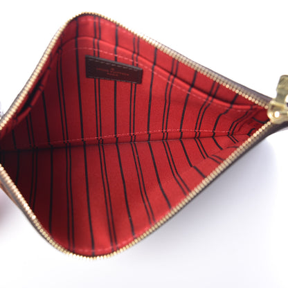 Louis Vuitton Damier Ebene Neverfull MM GM Pochette 5 of 7
