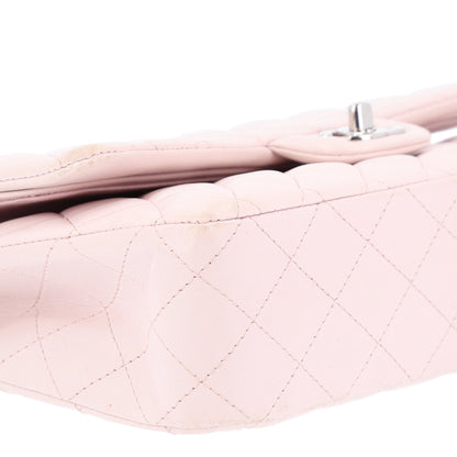 Chanel Lambskin Quilted Medium Double Flap Light Pink 11 of 11