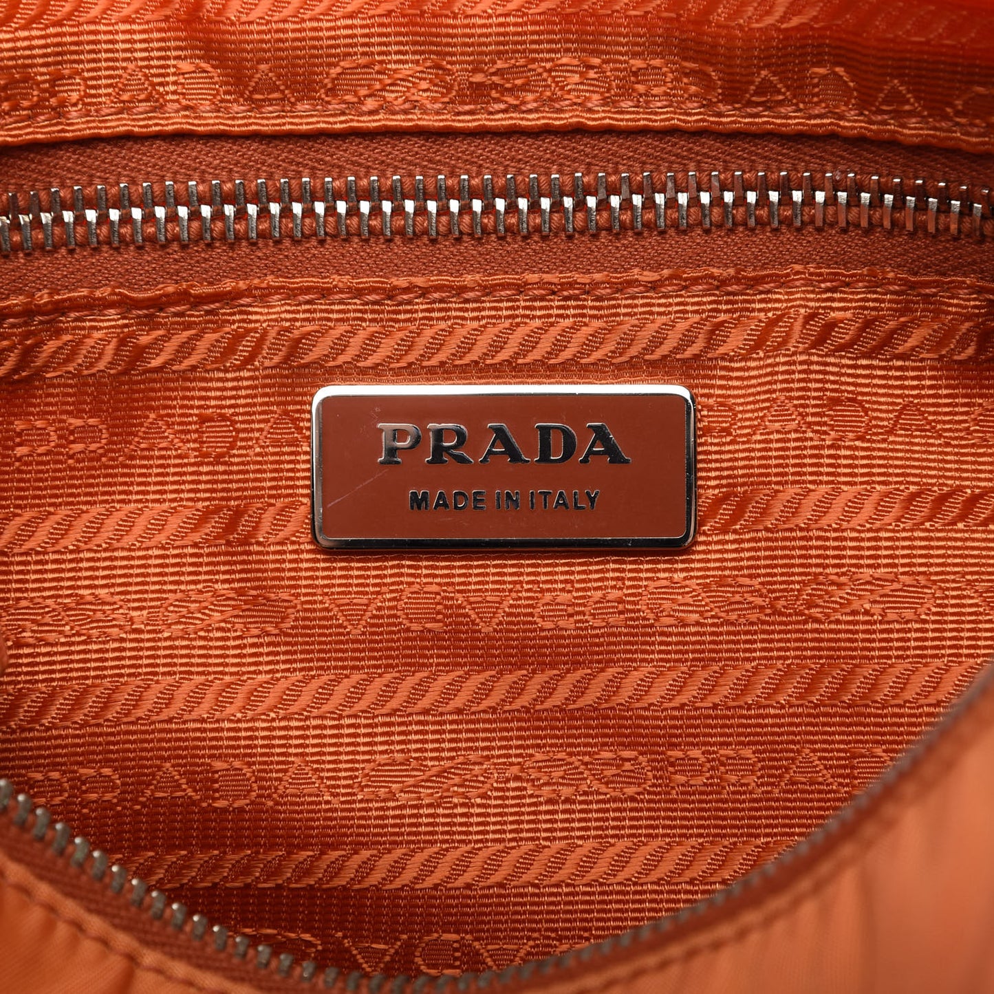 Tessuto Nylon Shoulder Bag Orange