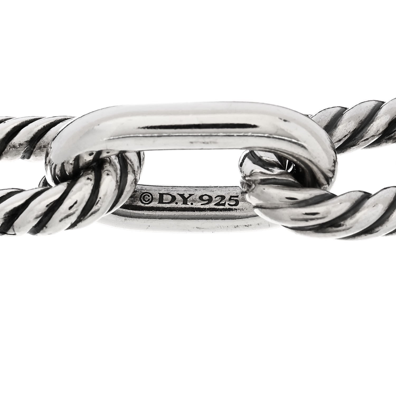 David Yurman Sterling Silver 18K Yellow Gold 13.5mm Madison Chain Bracelet 3 of 4