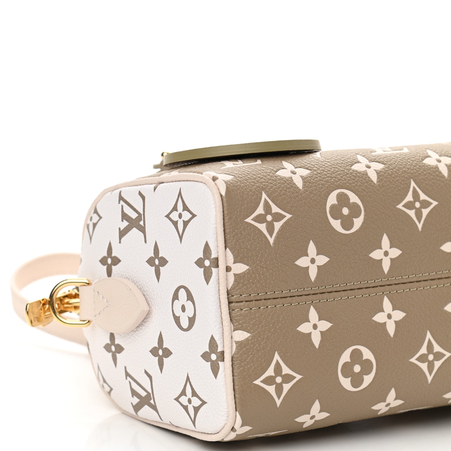 Louis Vuitton Empreinte Monogram Spring in the City Speedy Bandouliere 20 Kaki Beige Cream 8 of 9