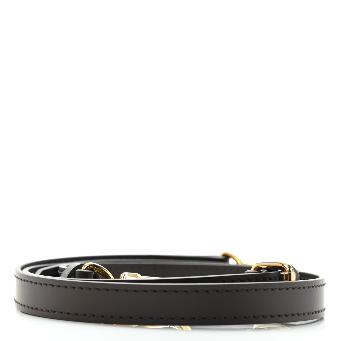 Calfskin 16mm Adjustable Shoulder Strap Brown