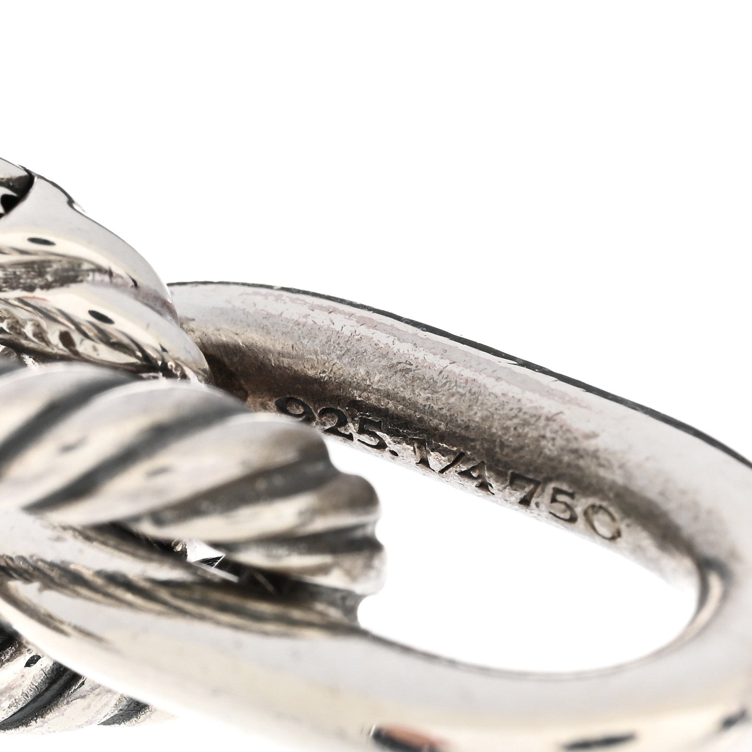 David Yurman Sterling Silver 18K Yellow Gold 11mm Madison Chain Bracelet 3 of 3