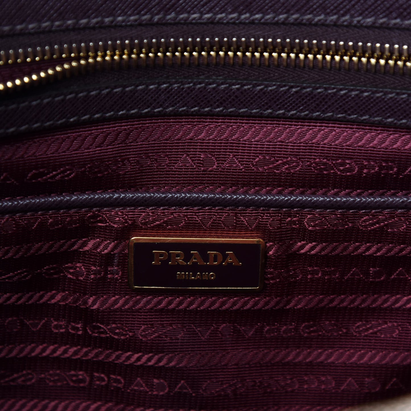 Saffiano Large Galleria Double Zip Tote Granato