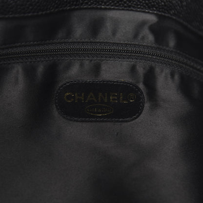Chanel Caviar Large CC Shoulder Bag Black 6 of 10
