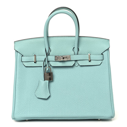 Hermes Togo Birkin 25 Bleu Atoll 1 of 14