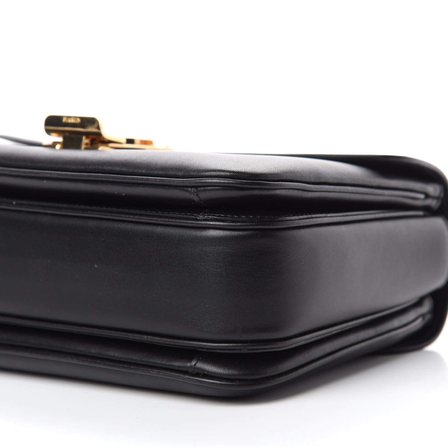 Celine Shiny Calfskin Medium C Bag Black 7 of 11