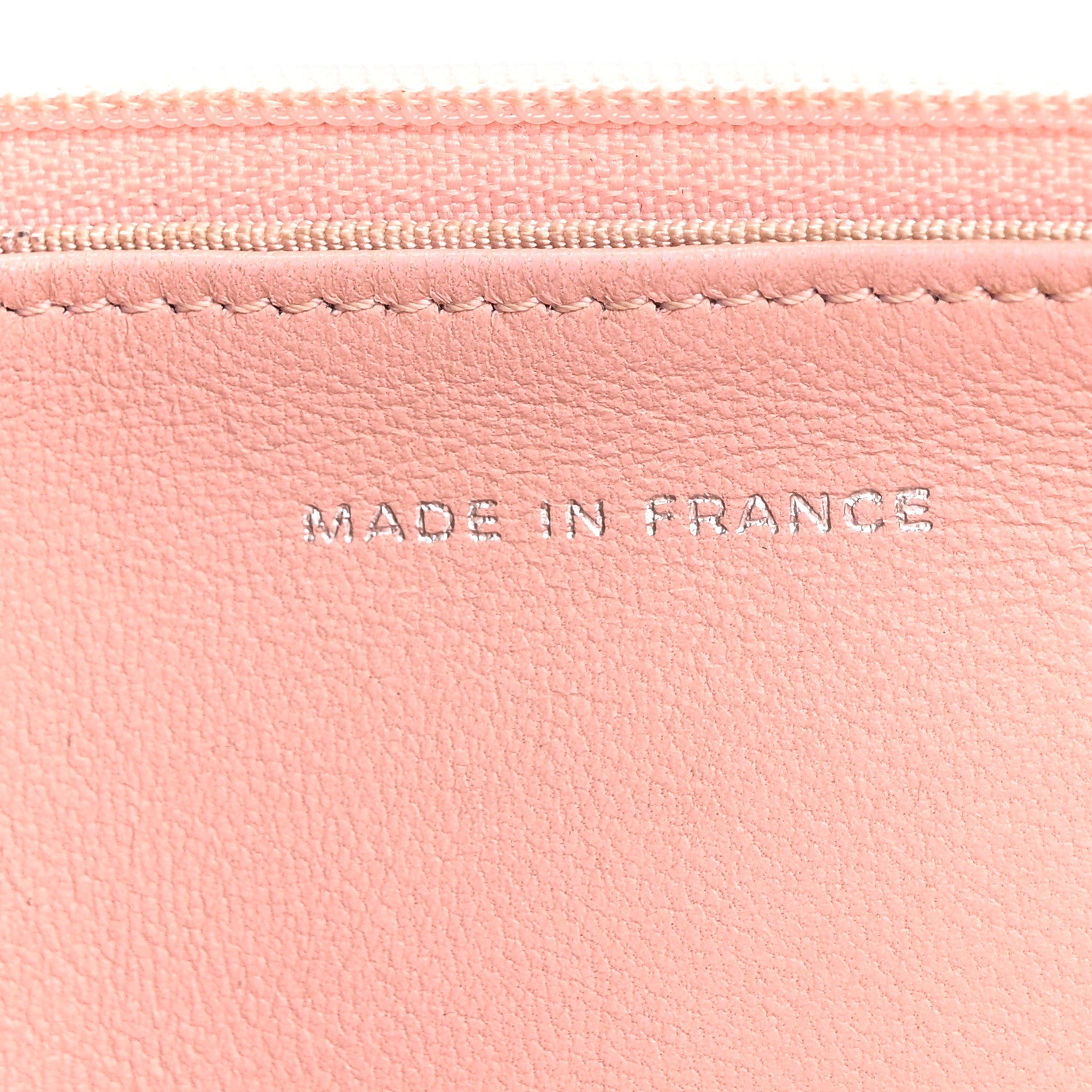 Chanel Lambskin Quilted Wallet On Chain WOC Pink 7 of 12
