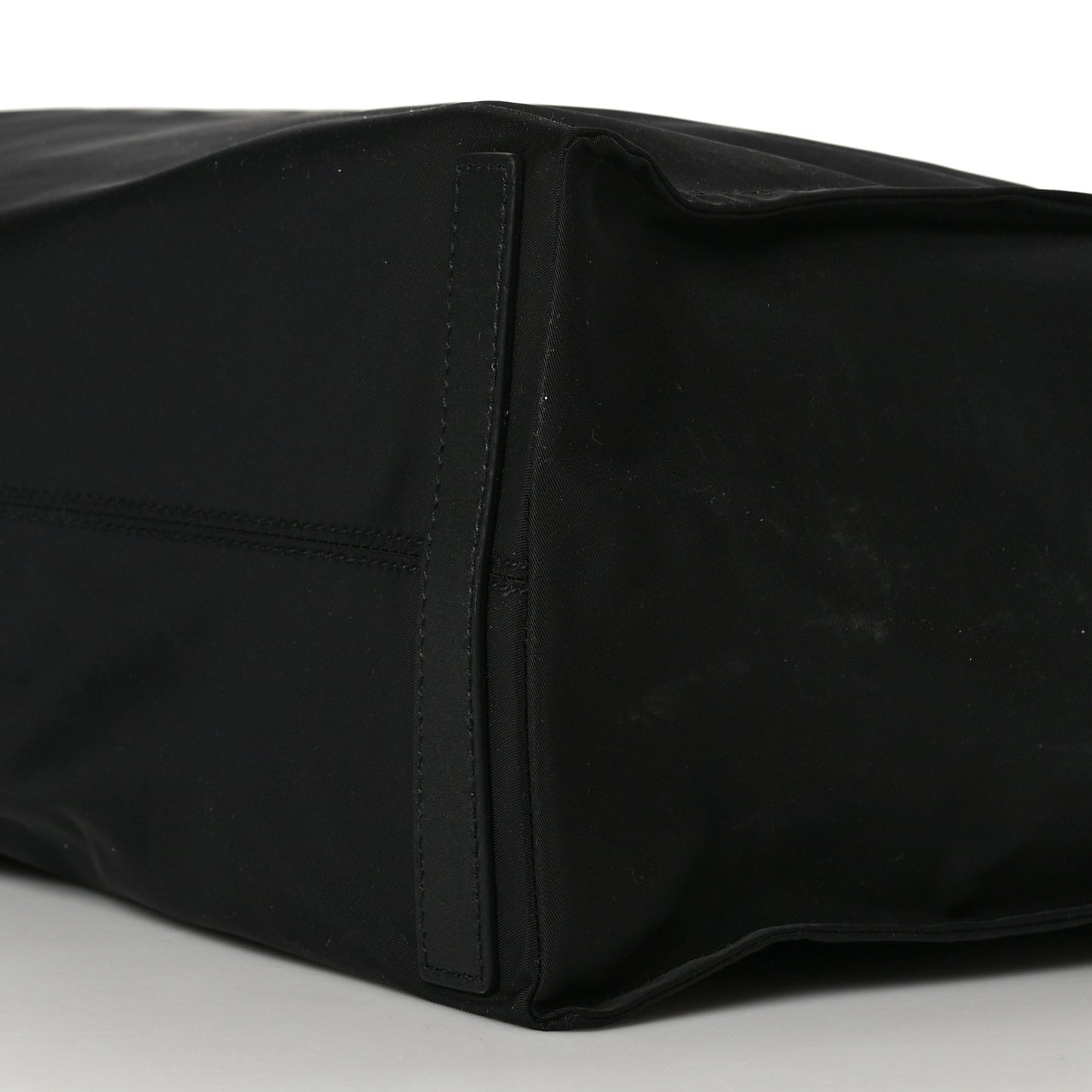 Nylon Logo Tote Black