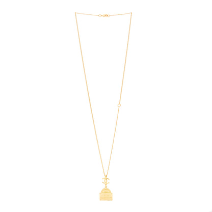 Chanel Metal CC Rue Cambon Necklace Necklace Gold 2 of 6