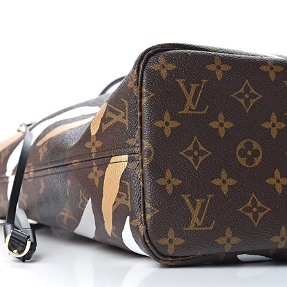 Louis Vuitton X LOL Monogram Neverfull MM Gold Silver 8 of 11