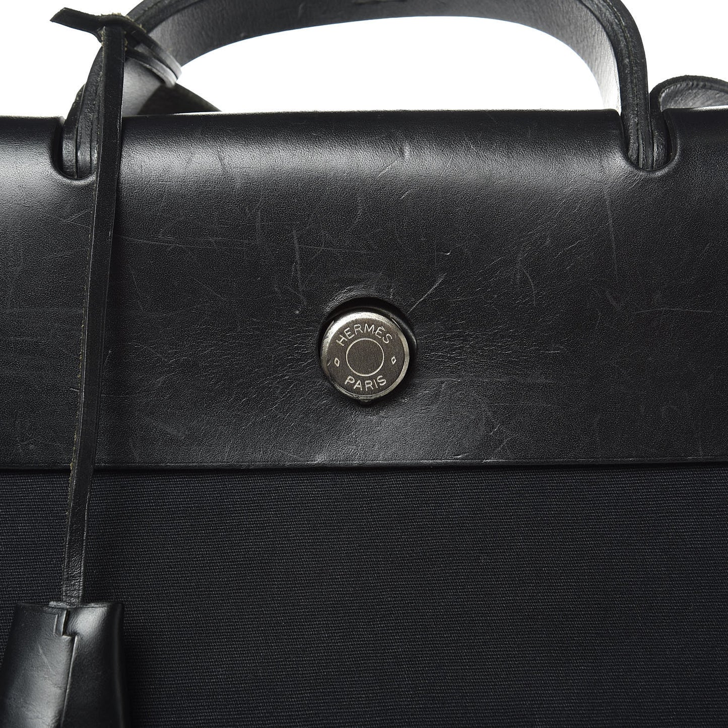 Toile Vache Calfskin Herbag 39 MM Black