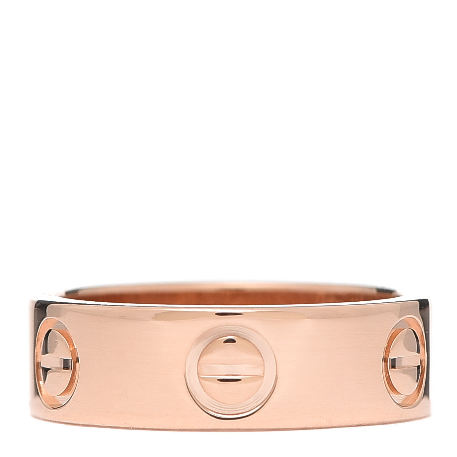 Cartier 18K Pink Gold 5.5mm LOVE Ring 48 4.5 3 of 4