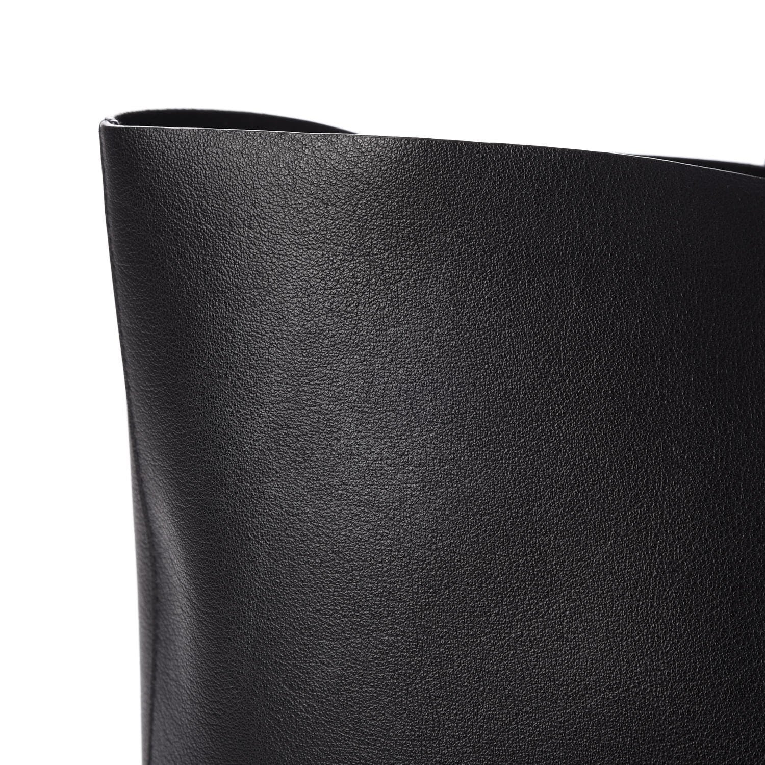 Saint Laurent Calfskin Large Shopping Tote Black 9 of 13