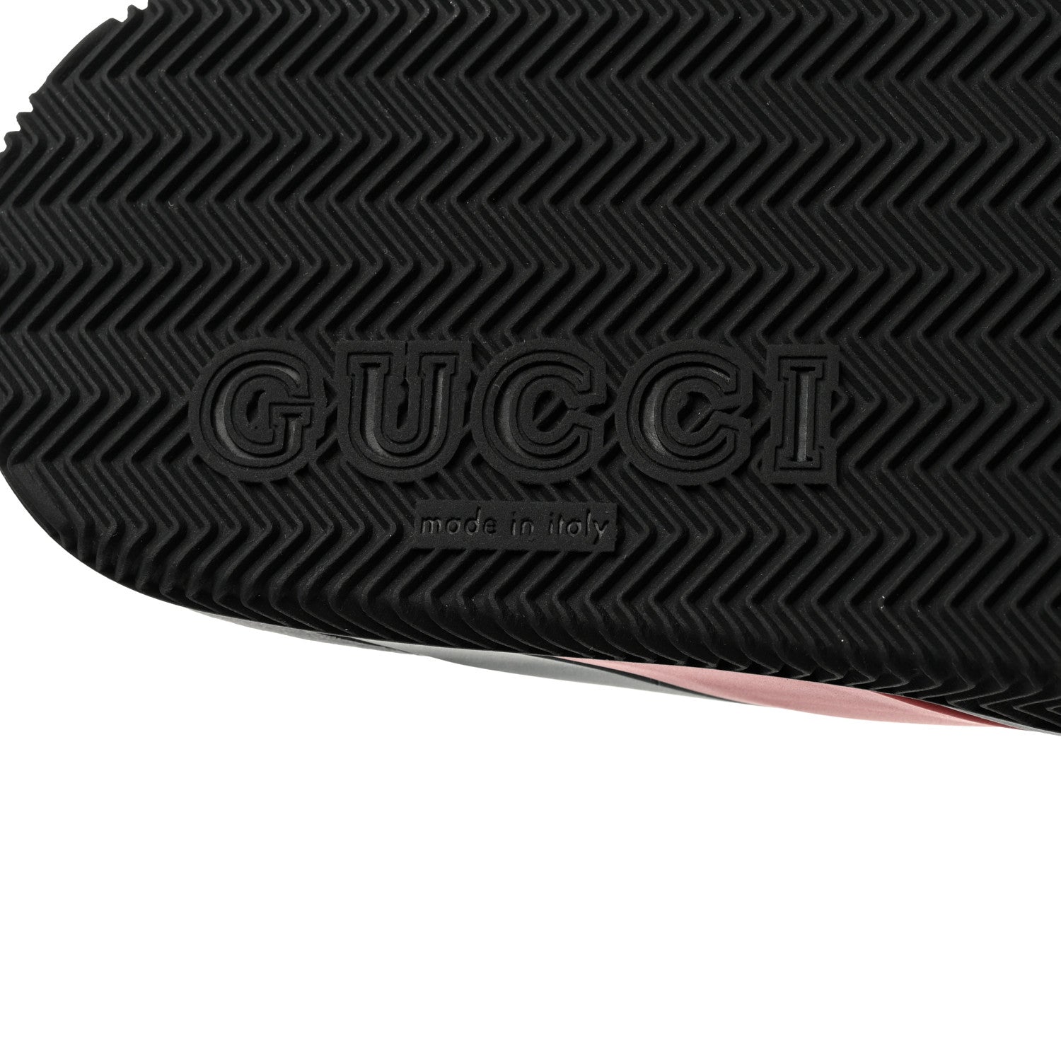 Gucci Rubber Web Womens Criss Cross Slide Sandals 38 Green Red 8 of 9