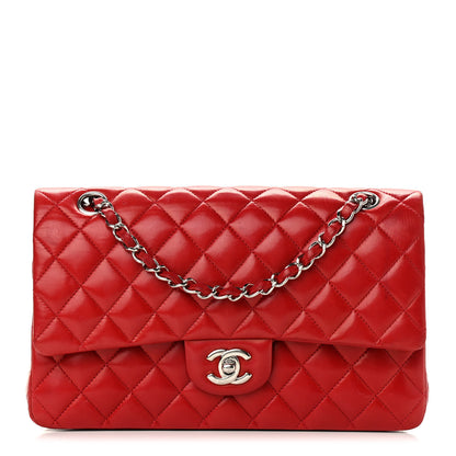 Chanel Lambskin Quilted Medium Double Flap Red 1 of 10