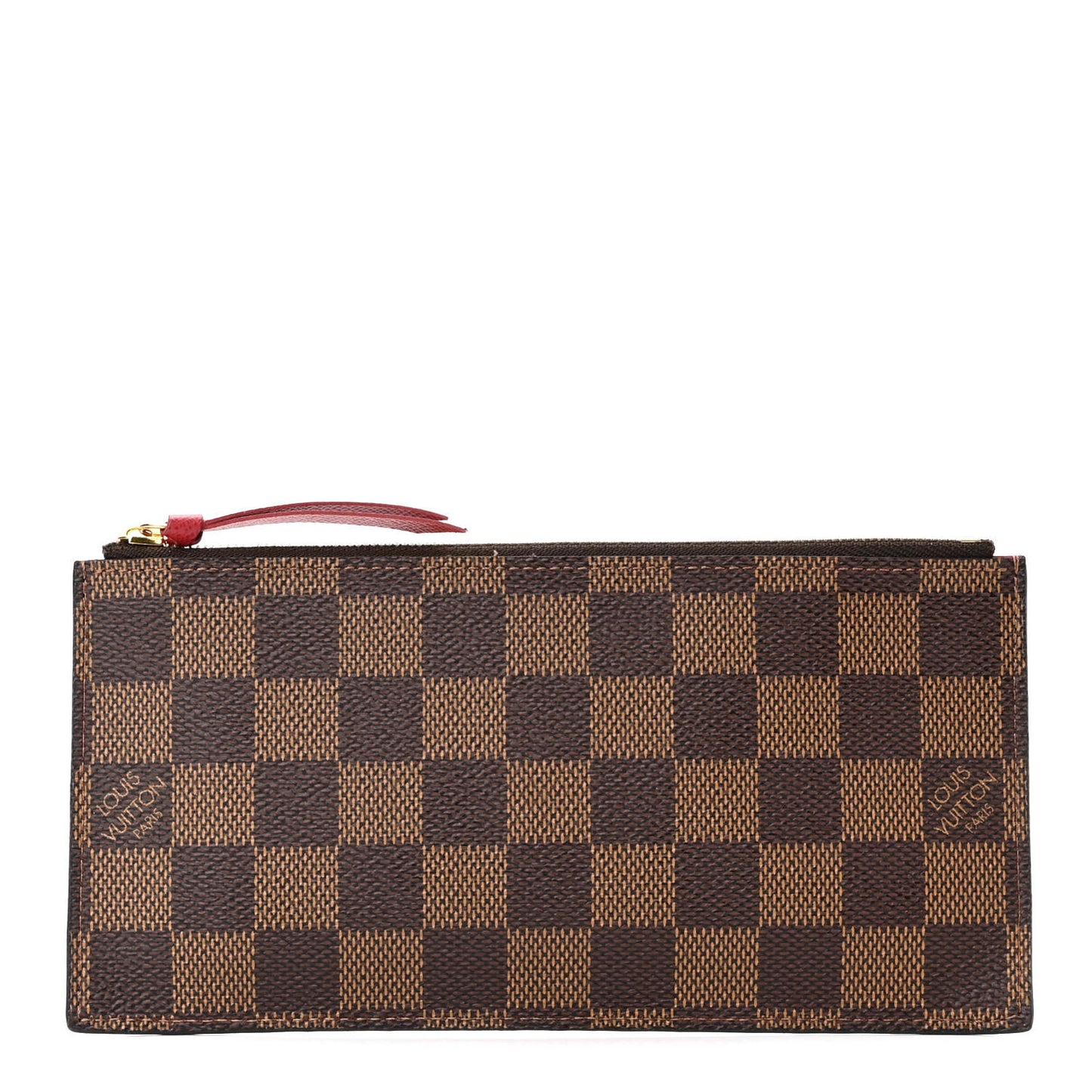 Damier Ebene Felicie Chain Wallet Zippered Insert