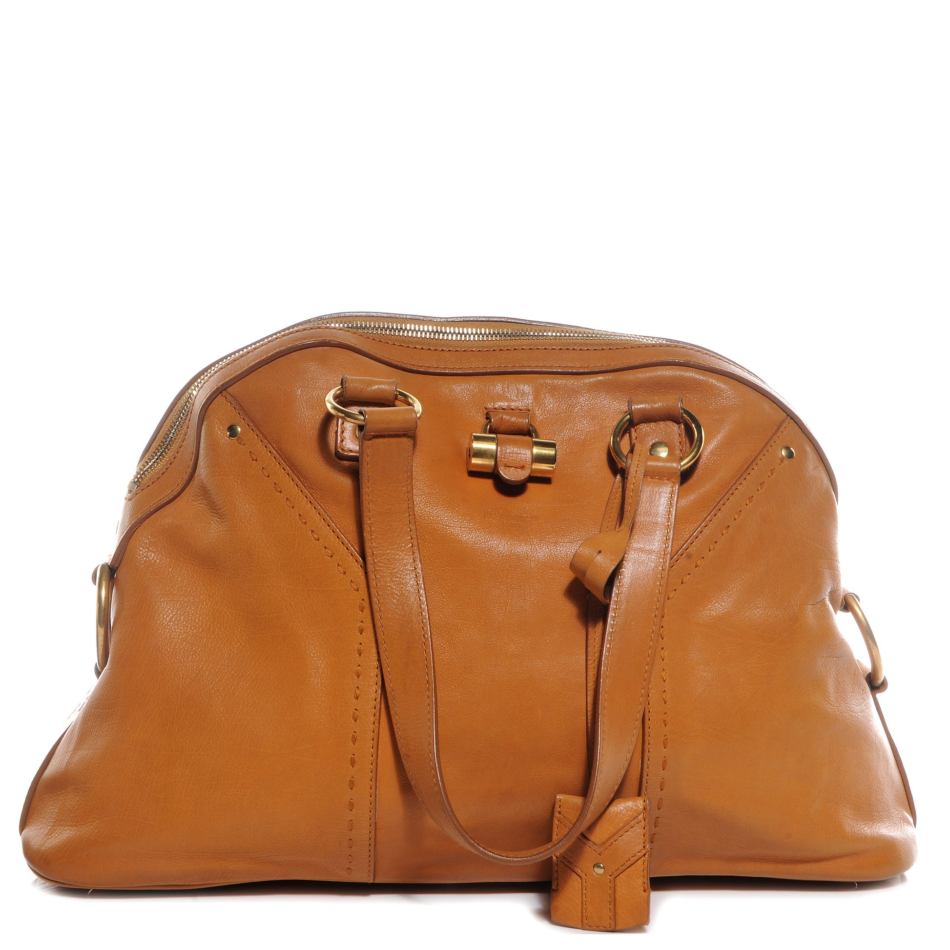Saint Laurent Leather Large Muse Camel 1 of 9