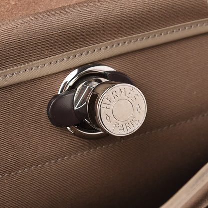Hermes Vache Hunter Toile Herbag Zip 31 PM Etoupe Ebene 7 of 10