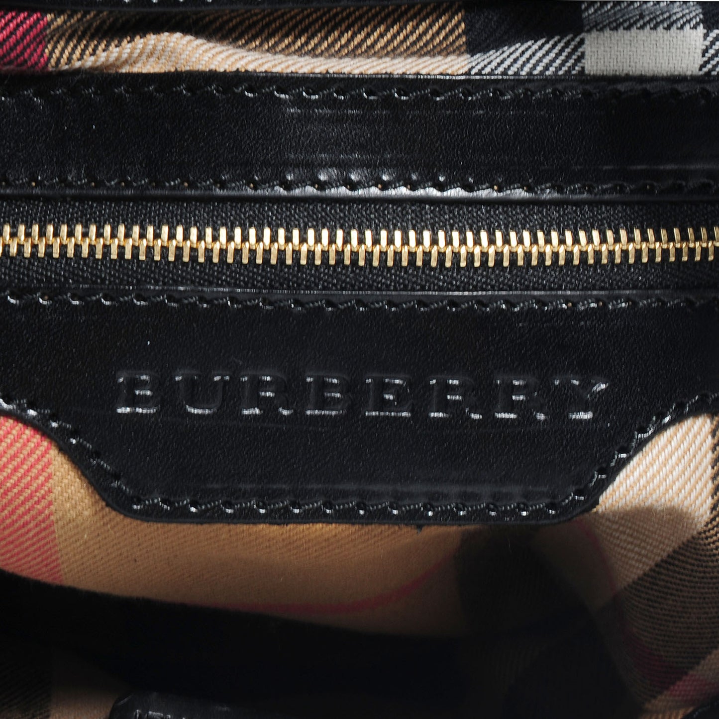 Lambskin Bridle Studs Small Canterbury Tote Black